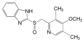 2-[[(4-Methoxy-3,5-dimethylpyridin-2-yl)-methyl]sulphinyl]-1H-benzimidazole